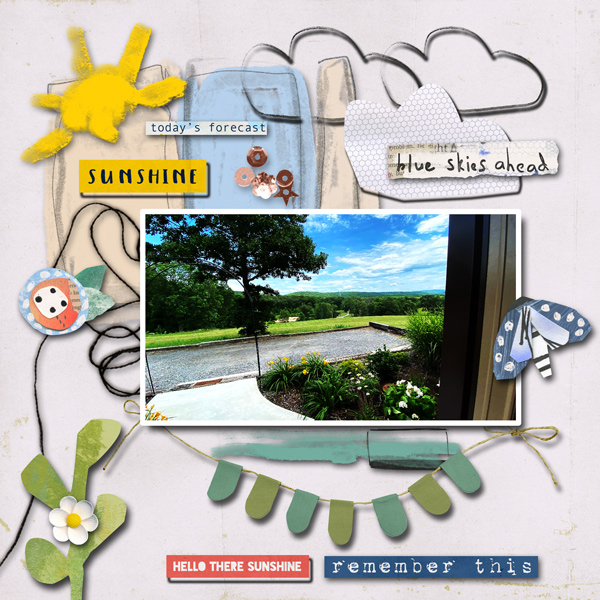 Rachel Jefferies Featured Product Challenge {Blue Skies Ahead}