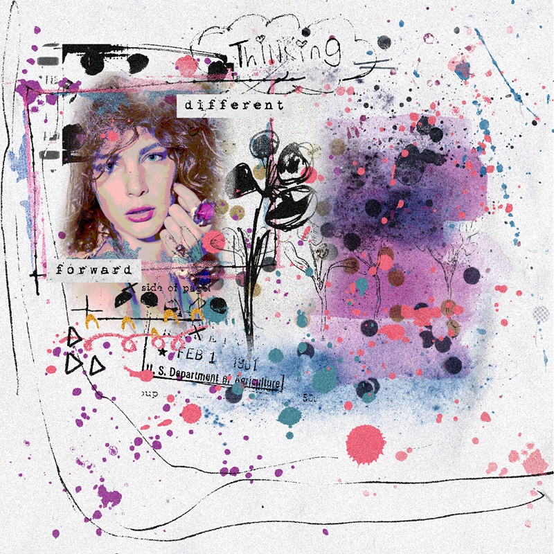 Rachel Jefferies-February 2019 Mixed Media Challenge-Make Your Mark
