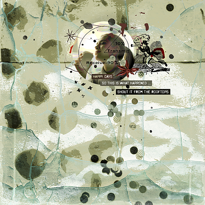 Rachel Jefferies-Mixed Media Challenge-March 2020-Recipe + 5-Finding Ways To Be Happy