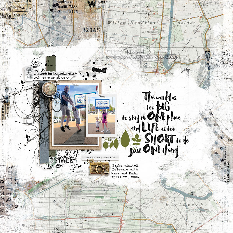 Rachel Jefferies- Mixed Media Challenge May 2023- Adventure Awaits