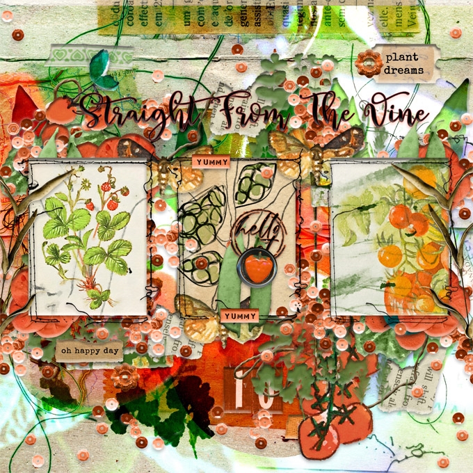 Rachel Jefferies-Mixed Media Challenge-November 2020-3 Pocket Cards-Vine Love