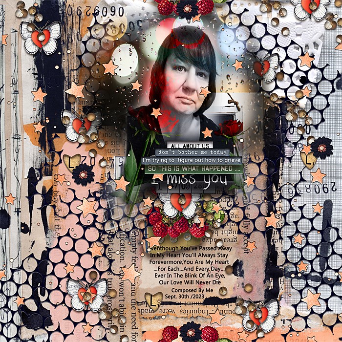 Rachel Jefferies-September 2023-Mixed Media Challenge-Grief,Loss & Love