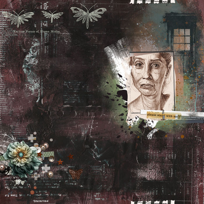 Rachel’-s &Lynn’-s May HMV mixed media challenge
