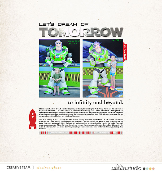 Raileigh and Buzz Lightyear- Then and Now