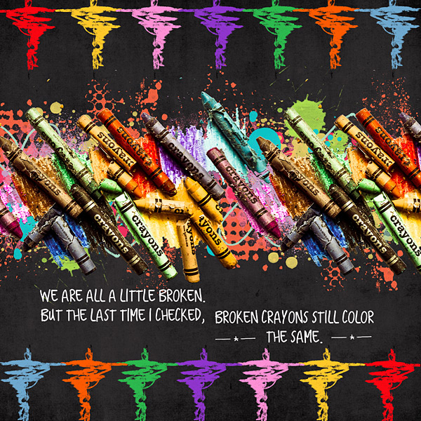 Rainbow Crayons