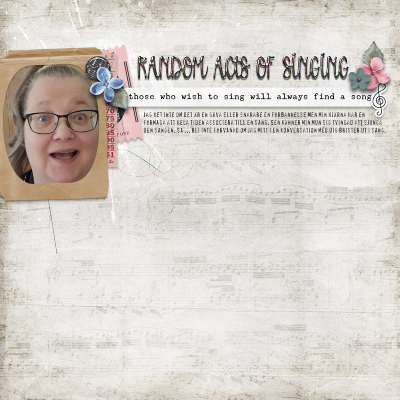 Random Acts Of Singing