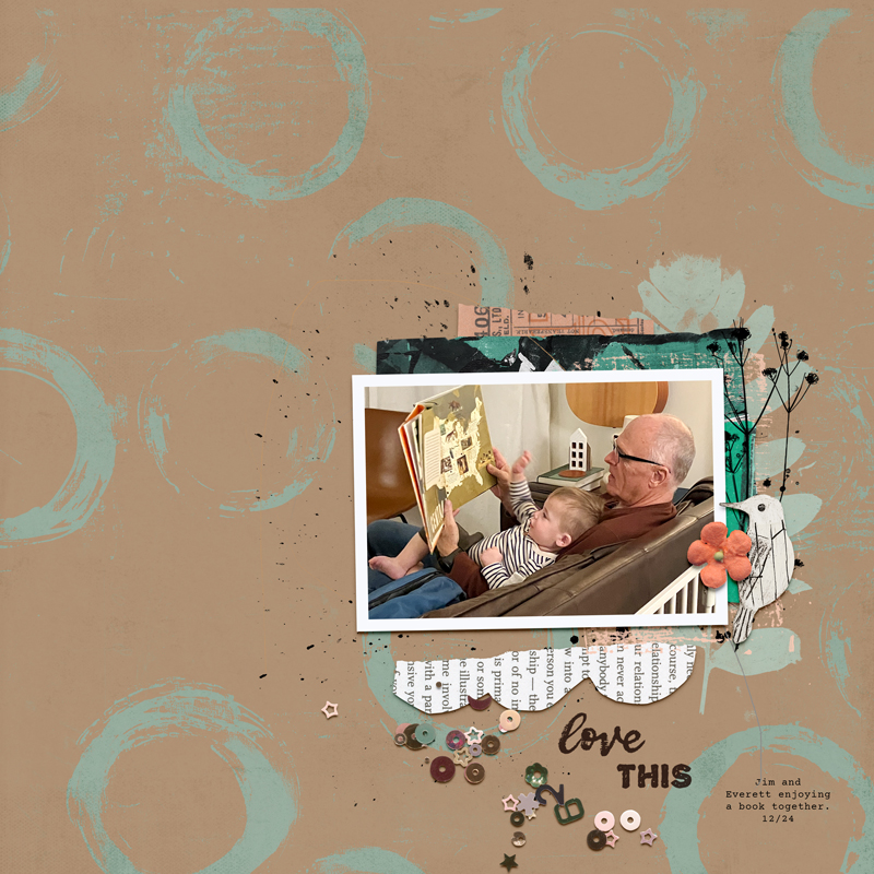 Reading with Grandpa