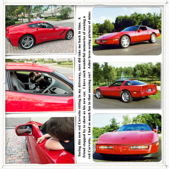 Red Corvette July Journaling Challenge