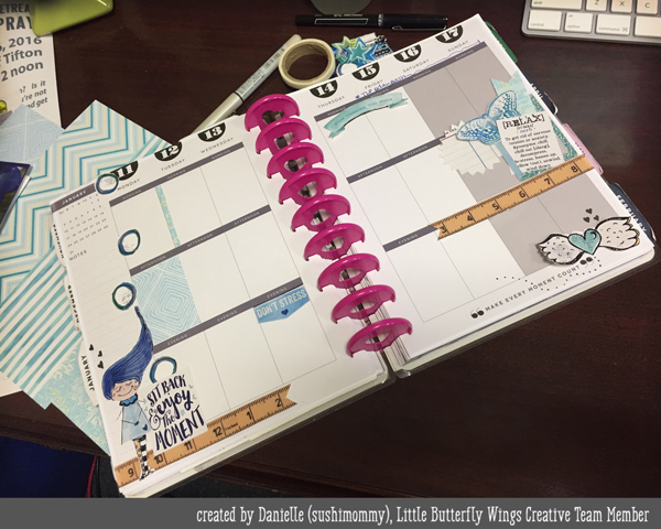 Relax & Enjoy (planner spread)