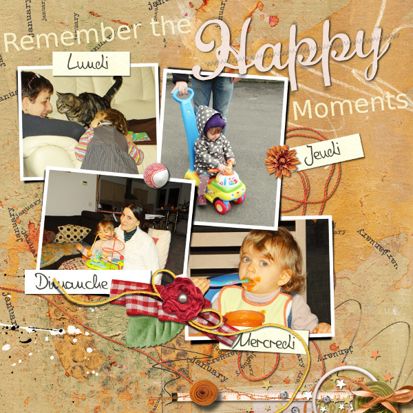 Remember the happy moments