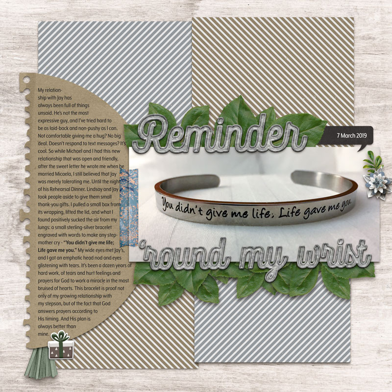 Reminder 'Round My Wrist
