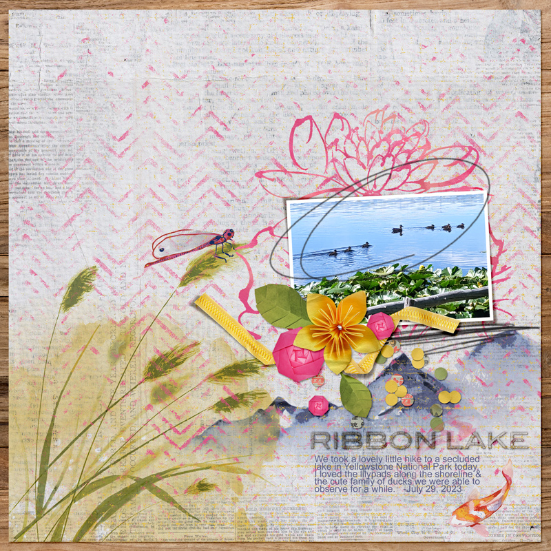 Ribbon-lake