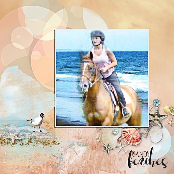 Riding at the Beach