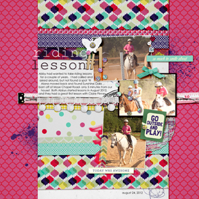 riding lesson #1