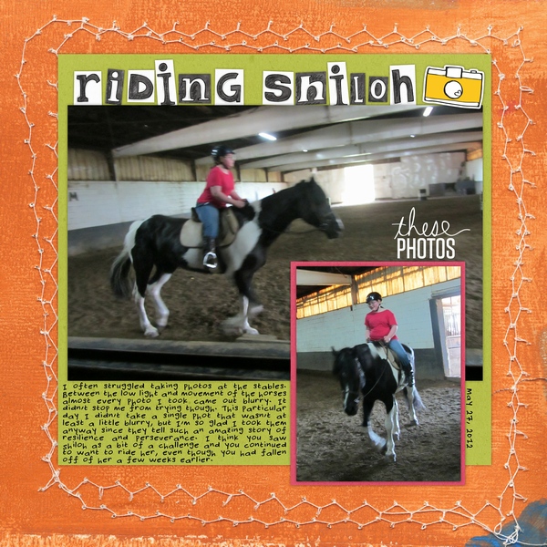 Riding Shiloh