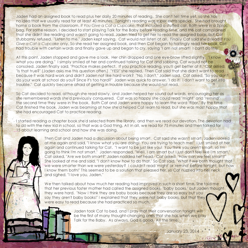 Right page - Talk For The Baby