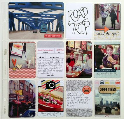 Road Trip Project Life Page
