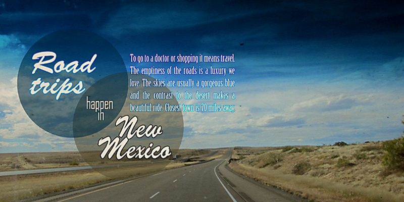 Road Trips happen in New Mexico