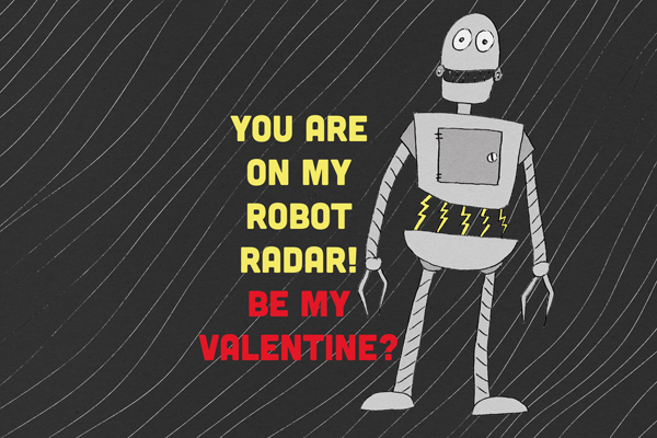 robot radar valentine
