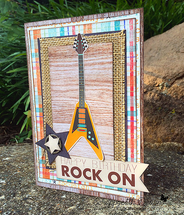 Rock On Birthday Hybrid Card