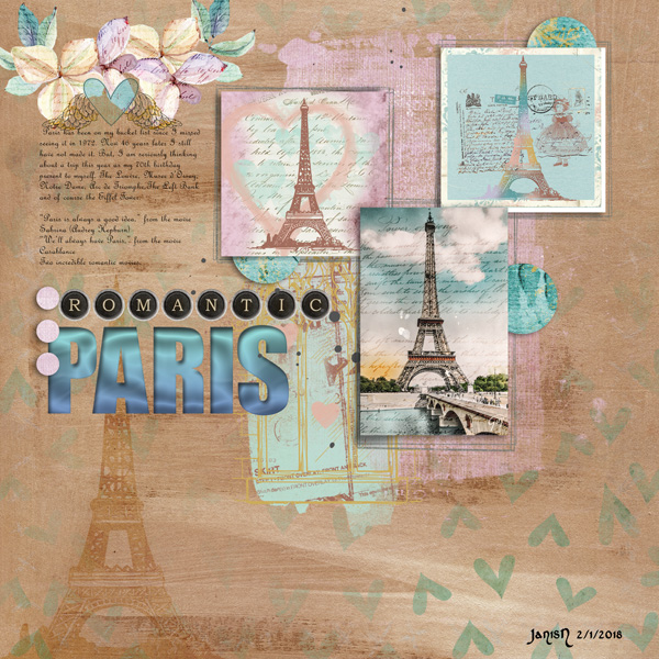Romantic Paris - Feb Challenge