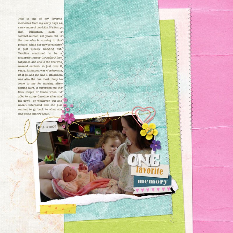 round robin scraplift - a favorite memory