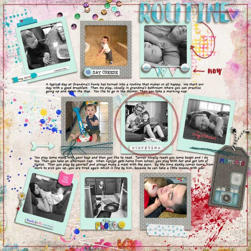 Routine May 2018 Journaling challenge