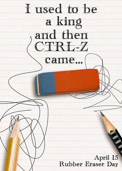 Rubber Eraser Day