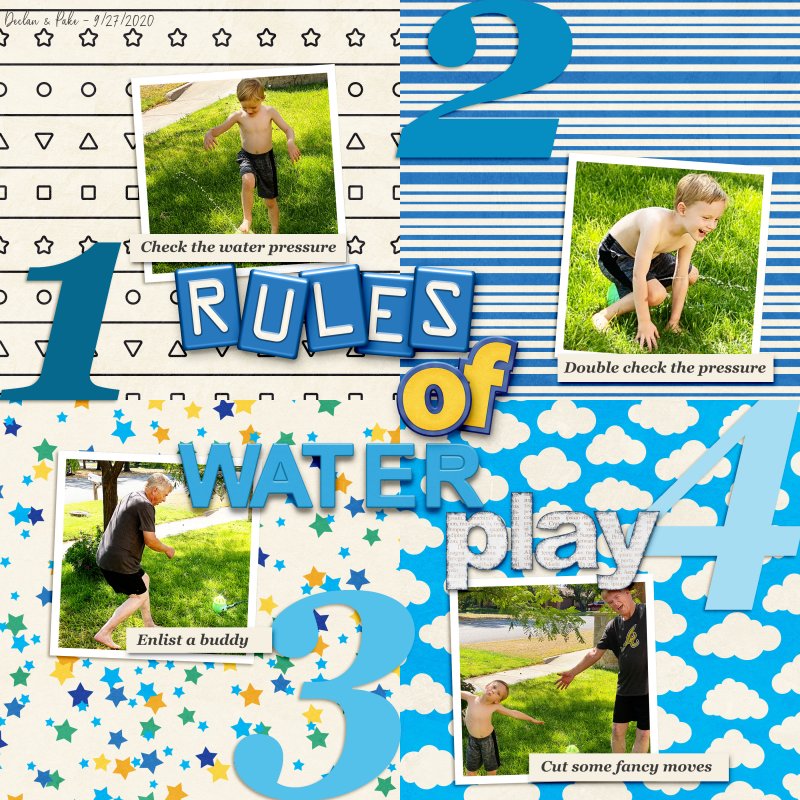 Rules For Water Play