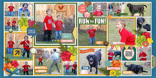 Run for Fun! (double page)