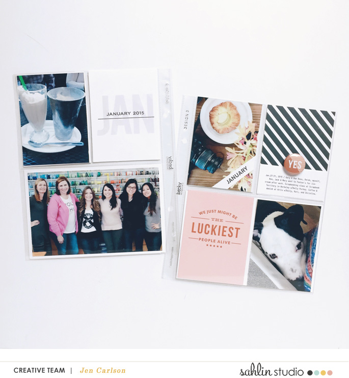 Sahlin Studio Calendar tabs/cards