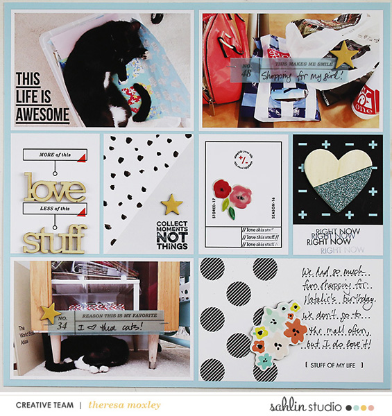 Sahlin Studio Creative Team Photo Journaling & Lined Up Word Art