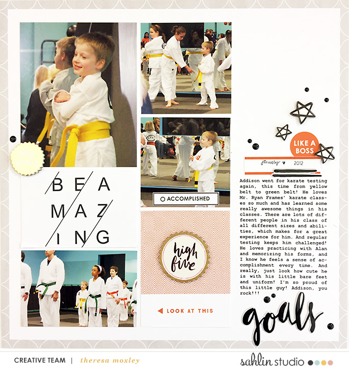 Sahlin Studio Creative Team Theresa Moxley | Goals ft. March 2018 Template