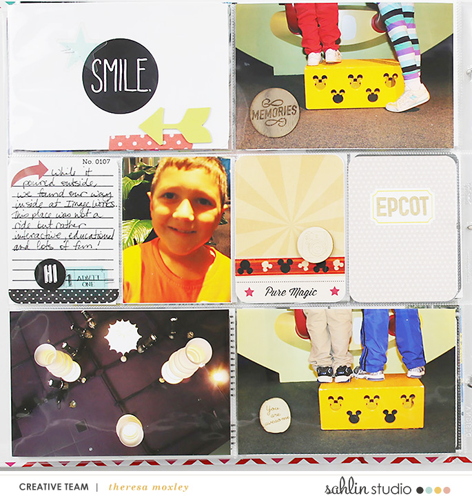 Sahlin Studio CT Disney Project Life Album Epcot Left