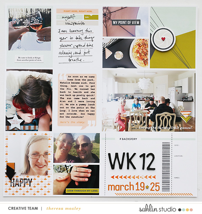 Sahlin Studio CT Theresa Moxley | 2017 Project Life Week 12 ft. Viewpoints!!!!