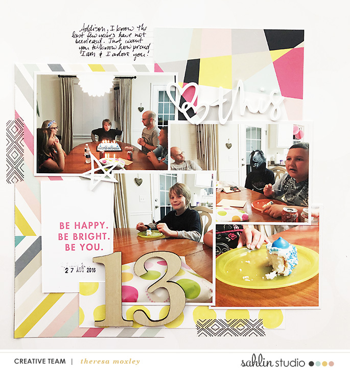 Sahlin Studio CT Theresa Moxley | August 2019 Monthly Template + Shine Bright!