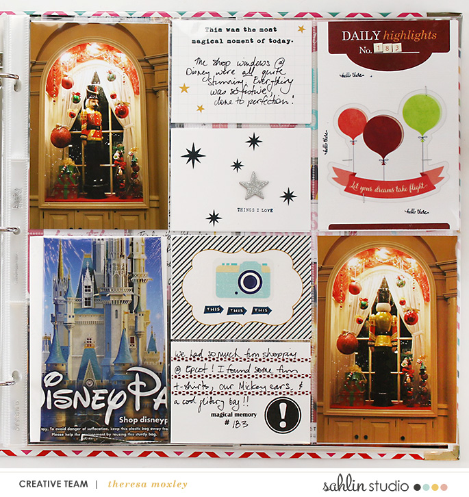 Sahlin Studio CT Theresa Moxley Disney Project Life #10 - Shopping and Nemo & Friends