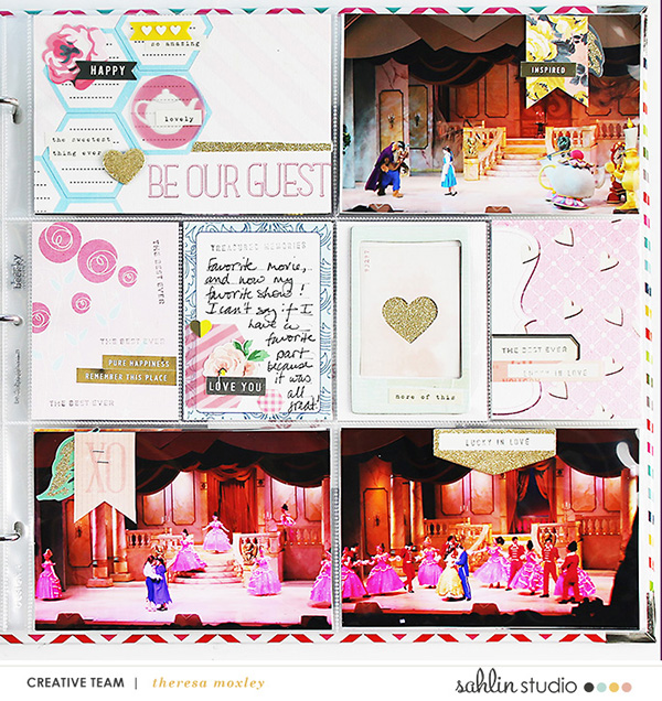 Sahlin Studio CT Theresa Moxley | Disney Project Life Album – #11 Beauty and the Beast