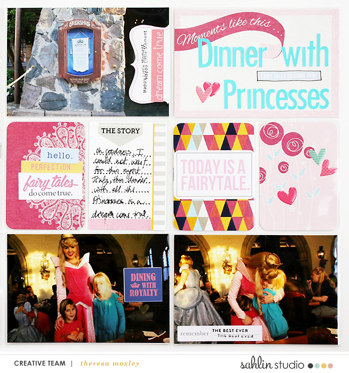 Sahlin Studio CT Theresa Moxley | Disney Project Life Princess Dinner