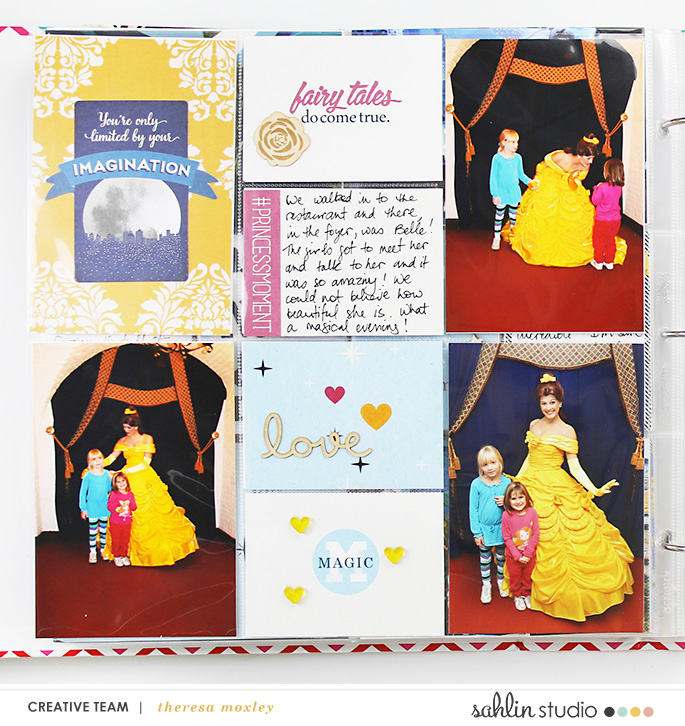 Sahlin Studio CT Theresa Moxley |Disney Project Life Princess Dinner