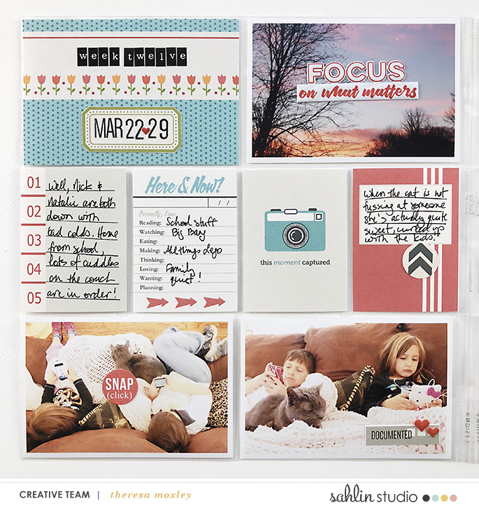 Sahlin Studio CT Theresa Moxley | Project Life 2013 Week 12