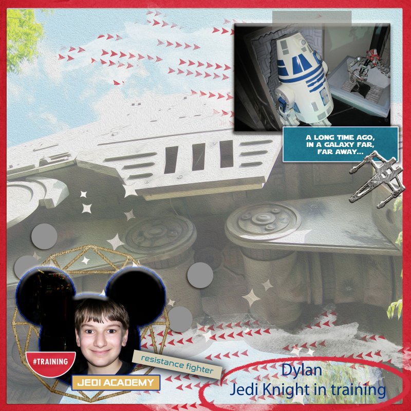 Sahlin Studios April Template Challenge Dylan Jedi Knight In Training