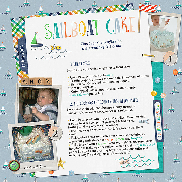 Sailboat Cake