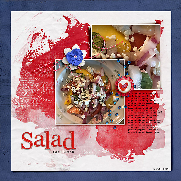 Salad (for lunch)
