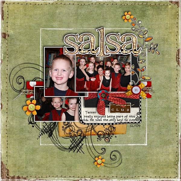 Salsa Club - April Template Challenge