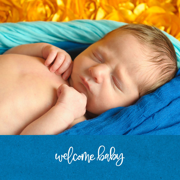 Samuel's Baby Album Title Page