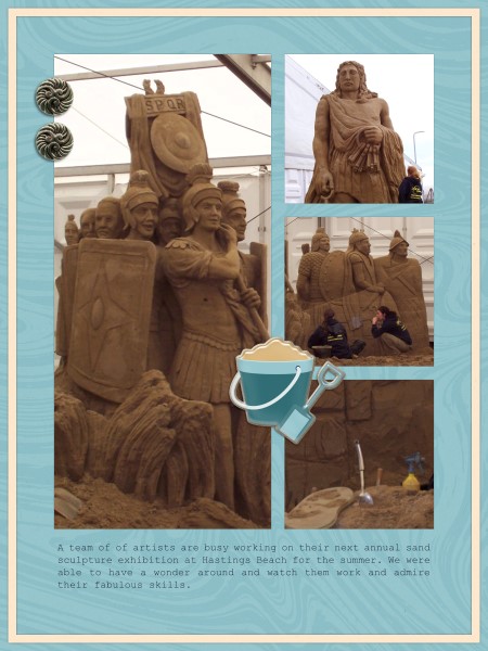 Sand Sculptures Mini Album Page 2.