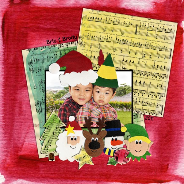 Santa and his elf