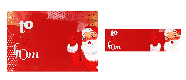 Santa Gift-Tag