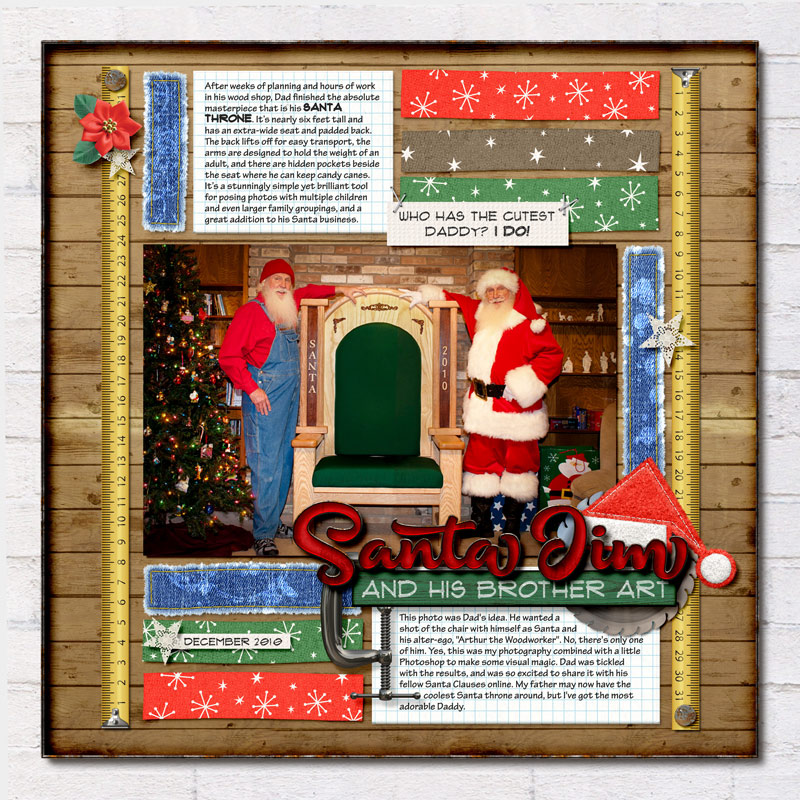 Santa Jim & His Brother Art
